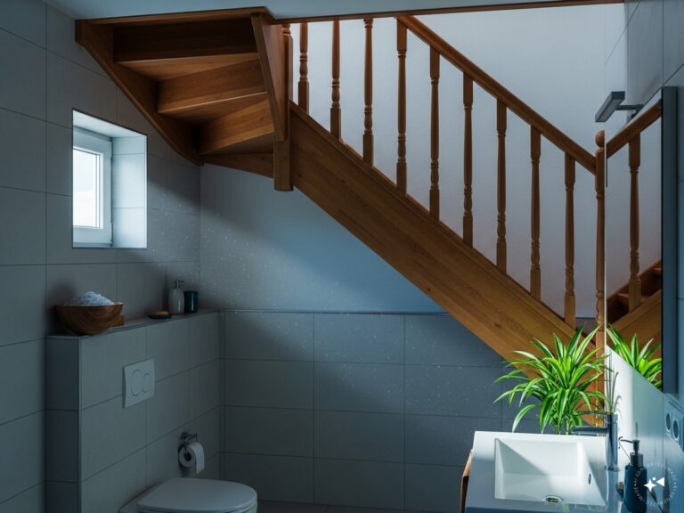West direction bathroom vastu। सीढ़ियों के ऊपर बाथरूम दोष